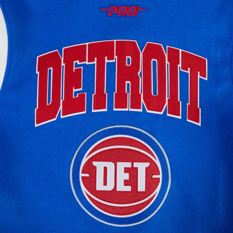 Pro Standard プロスタンダード NBA公式 正規品 メンズ スタジャン ジャケット デトロイト・ピストンズ DETROIT PISTONSの画像