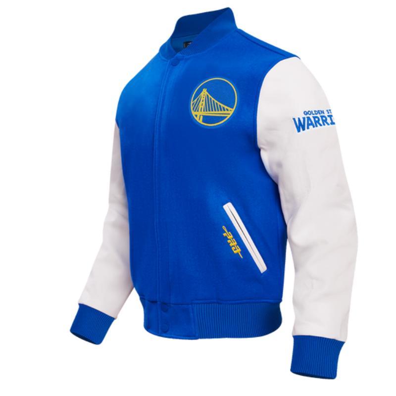 Pro Standard プロスタンダード NBA公式 メンズ スタジャン ジャケット ゴールデンステイト・ウォリアーズ ステフィン・カリー GOLDEN STATE WARRIORSの画像