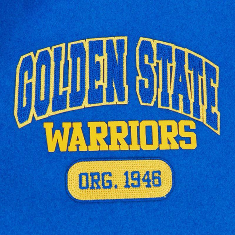 Pro Standard プロスタンダード NBA公式 メンズ スタジャン ジャケット ゴールデンステイト・ウォリアーズ ステフィン・カリー GOLDEN STATE WARRIORSの画像