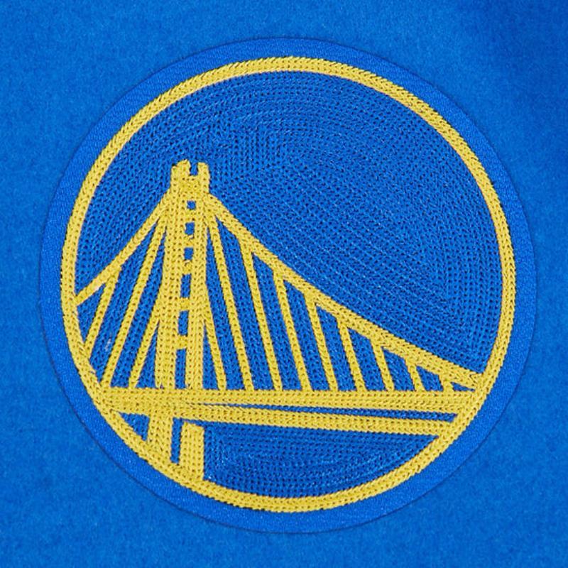 Pro Standard プロスタンダード NBA公式 メンズ スタジャン ジャケット ゴールデンステイト・ウォリアーズ ステフィン・カリー GOLDEN STATE WARRIORSの画像