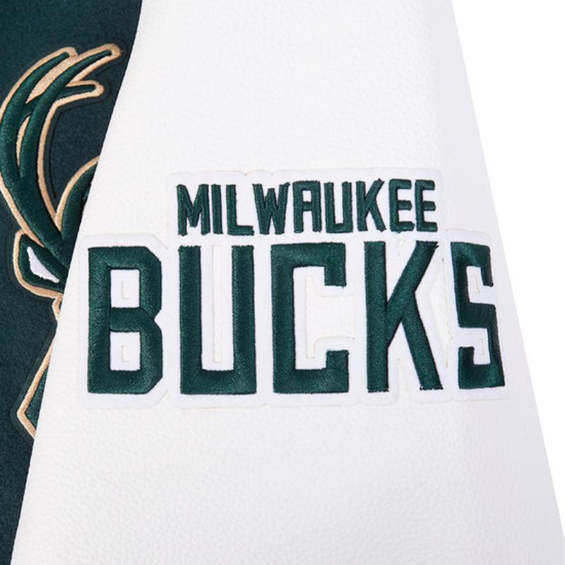 Pro Standard プロスタンダード NBA公式 正規品 メンズ スタジャン ジャケット ミルウォーキー・バックス MILWAUKEE BUCKSの画像