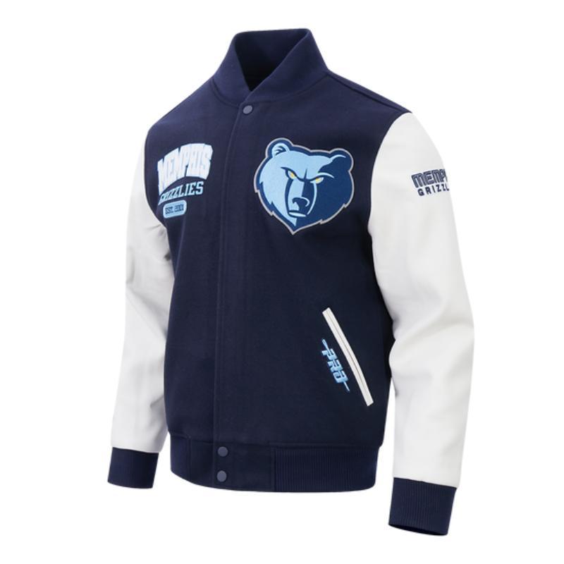 Pro Standard プロスタンダード NBA公式 正規品 メンズ スタジャン ジャケット メンフィス・グリズリーズ ジャ・モラント MEMPHIS GRIZZLIESの画像
