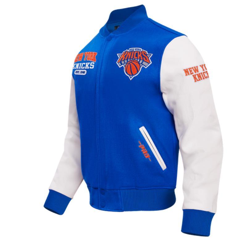 Pro Standard プロスタンダード NBA公式 正規品 メンズ スタジャン ジャケット ニューヨーク・ニックス NEW YORK KNICKSの画像