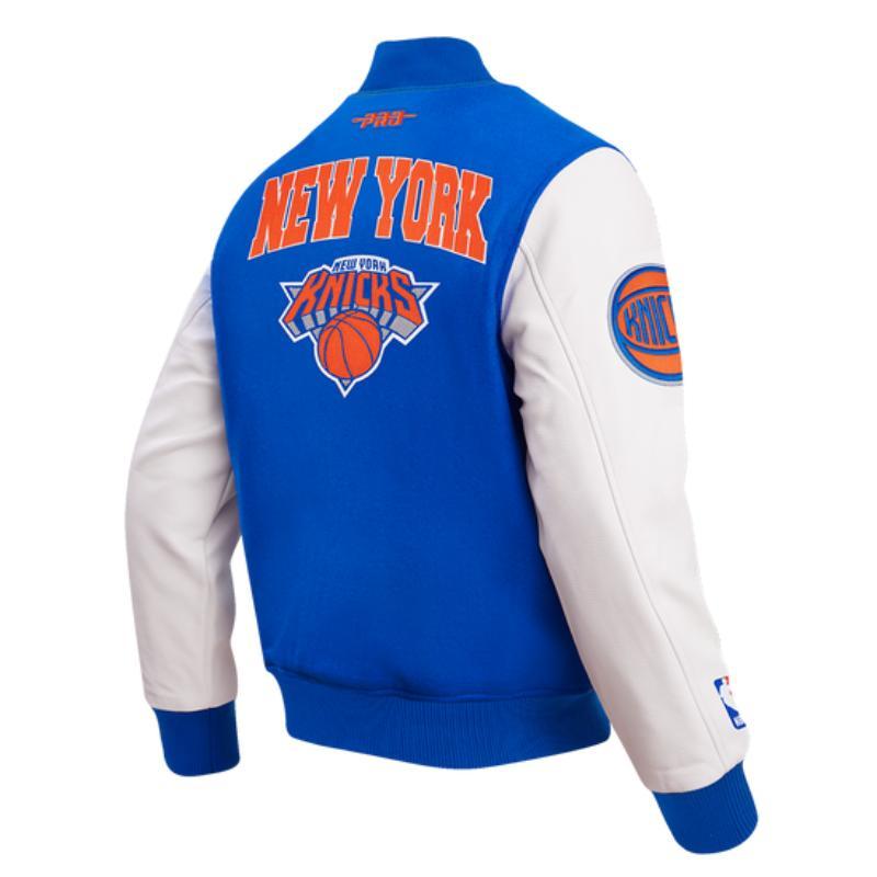 Pro Standard プロスタンダード NBA公式 正規品 メンズ スタジャン ジャケット ニューヨーク・ニックス NEW YORK KNICKSの画像