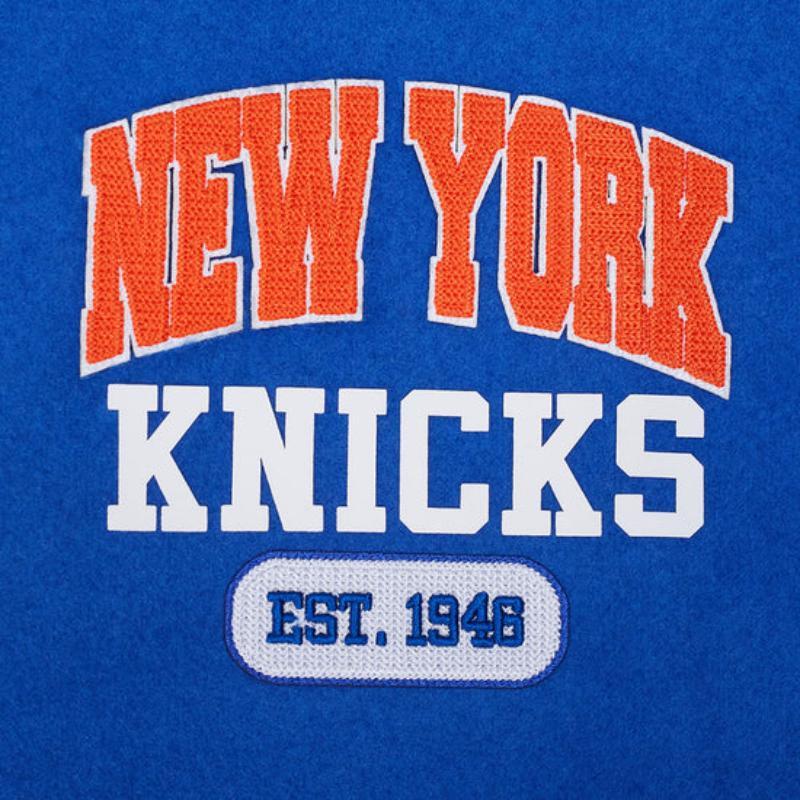 Pro Standard プロスタンダード NBA公式 正規品 メンズ スタジャン ジャケット ニューヨーク・ニックス NEW YORK KNICKSの画像