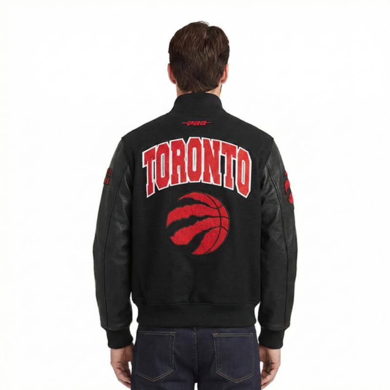 Pro Standard プロスタンダード NBA公式 正規品 メンズ スタジャン ジャケット トロント・ラプターズ TORONTO RAPTORSの画像