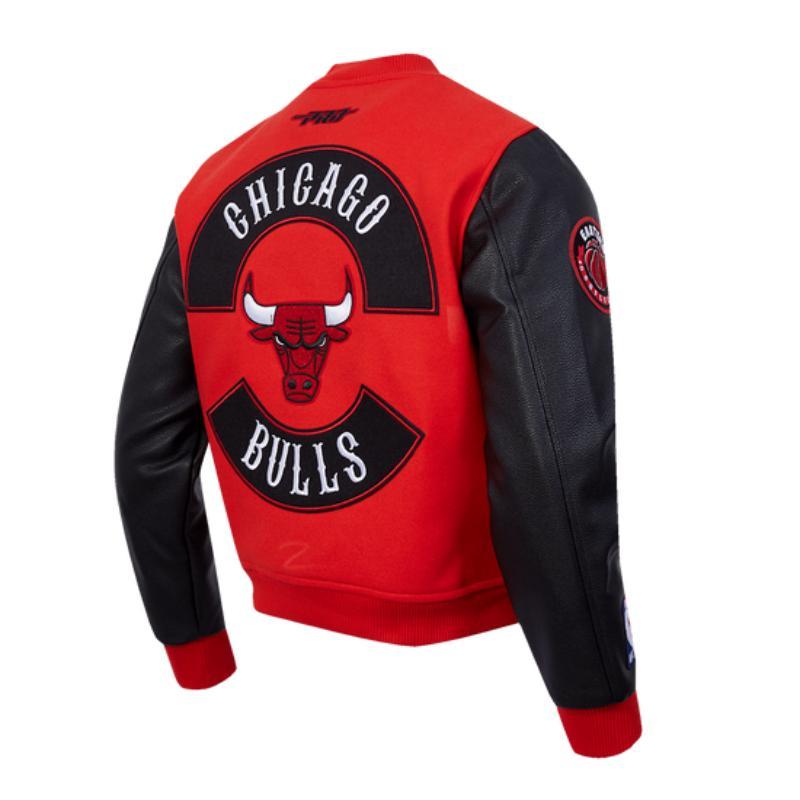Pro Standard プロスタンダード NBA公式 正規品 メンズ スタジャン ジャケット シカゴ・ブルズ CHICAGO BULLSの画像