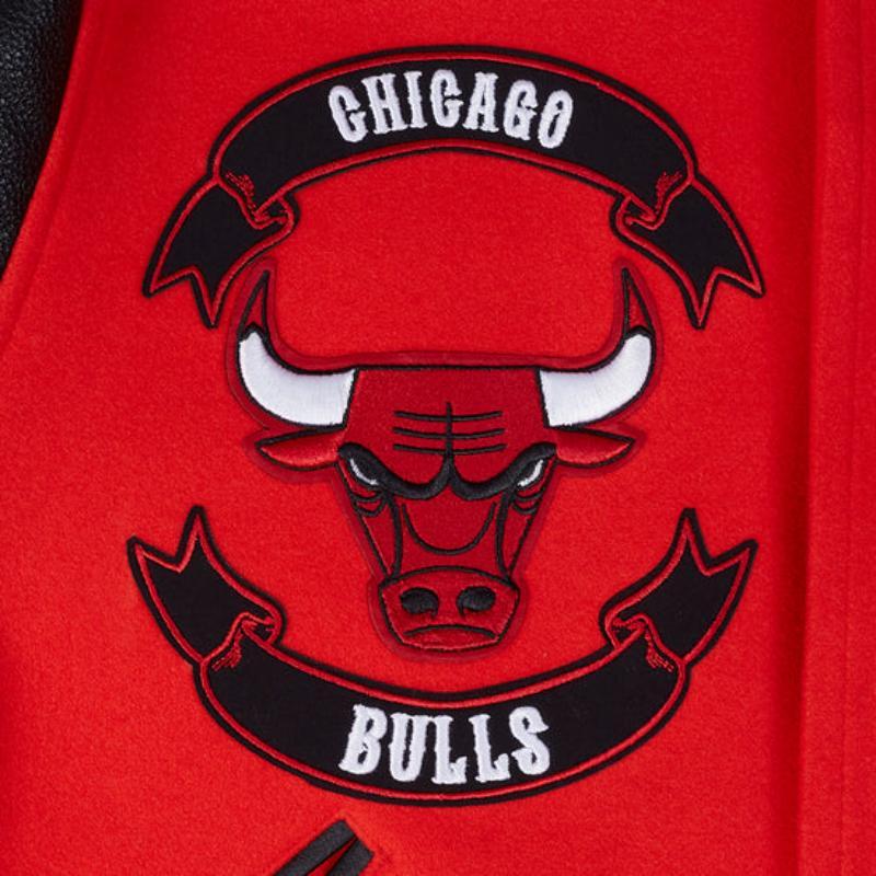 Pro Standard プロスタンダード NBA公式 正規品 メンズ スタジャン ジャケット シカゴ・ブルズ CHICAGO BULLSの画像