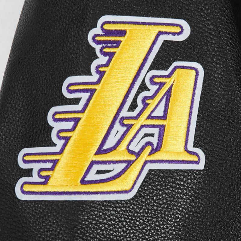 Pro Standard プロスタンダード NBA公式 正規品 メンズ スタジャン ジャケット ロサンゼルス・レイカーズ レブロン 八村塁 ルカ・ドンチッチ LAKERSの画像