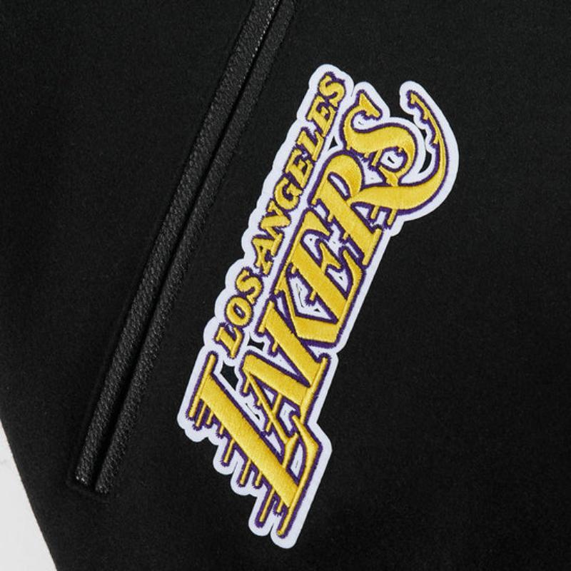Pro Standard プロスタンダード NBA公式 正規品 メンズ スタジャン ジャケット ロサンゼルス・レイカーズ レブロン 八村塁 ルカ・ドンチッチ LAKERSの画像