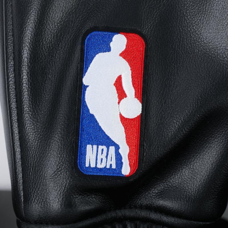 Pro Standard プロスタンダード NBA公式 正規品 メンズ レザージャケット 革ジャン スタジャン アトランタ・ホークス ATLANTA HAWKSの画像