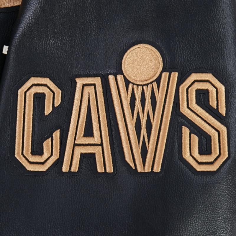 Pro Standard プロスタンダード NBA公式 正規品 メンズ レザージャケット 革ジャン スタジャン クリーブランド・キャバリアーズ CLEVELAND CAVALIERSの画像
