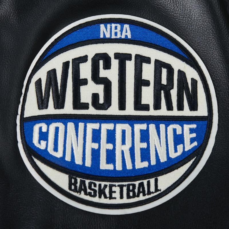 Pro Standard プロスタンダード NBA公式 メンズ レザージャケット 革ジャン スタジャン ゴールデンステイト・ウォリアーズ ステフィン・カリー WARRIORSの画像