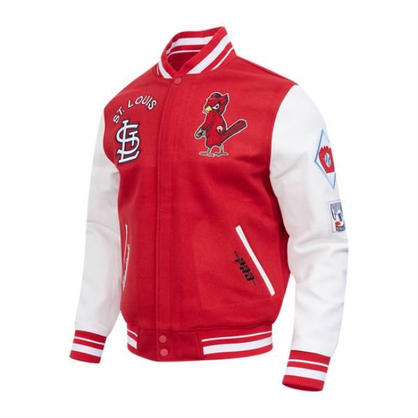 Pro Standard プロスタンダード MLB メンズ スタジャン ジャケット カージナルス ヌートバー ST. LOUIS CARDINALS RETRO CLASSICS RIB WOOL VARSITY JACKETの画像