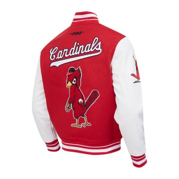 Pro Standard プロスタンダード MLB メンズ スタジャン ジャケット カージナルス ヌートバー ST. LOUIS CARDINALS RETRO CLASSICS RIB WOOL VARSITY JACKETの画像