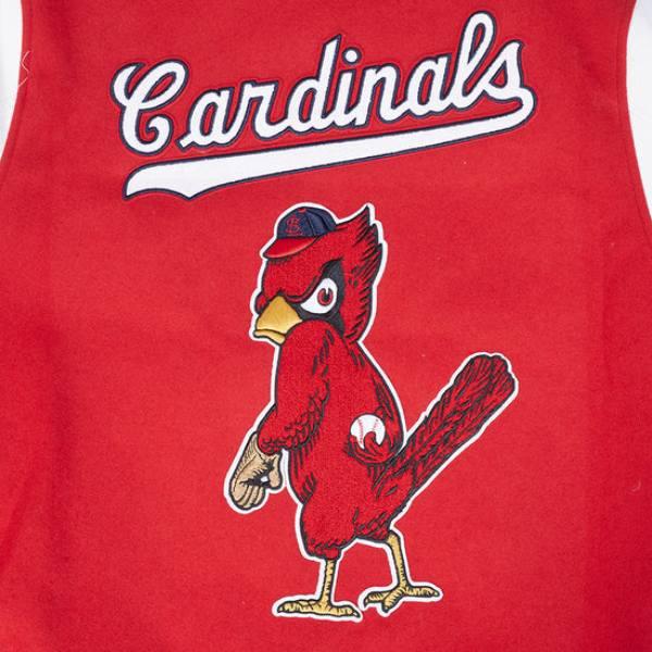 Pro Standard プロスタンダード MLB メンズ スタジャン ジャケット カージナルス ヌートバー ST. LOUIS CARDINALS RETRO CLASSICS RIB WOOL VARSITY JACKETの画像