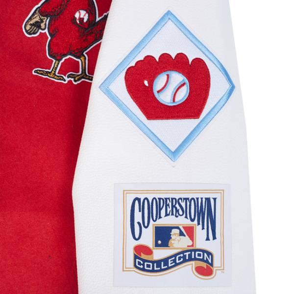 Pro Standard プロスタンダード MLB メンズ スタジャン ジャケット カージナルス ヌートバー ST. LOUIS CARDINALS RETRO CLASSICS RIB WOOL VARSITY JACKETの画像