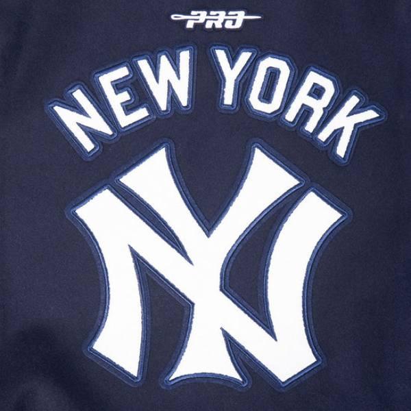 Pro Standard プロスタンダード MLB メンズ スタジャン ジャケット ヤンキース ジャッジ NEW YORK YANKEES RETRO CLASSICS RIB WOOL VARSITY JACKETの画像
