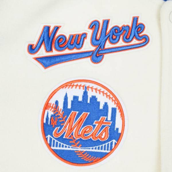 Pro Standard プロスタンダード MLB メンズ スタジャン ジャケット メッツ 千賀滉大 NEW YORK METS RETRO CLASSICS RIB WOOL VARSITY JACKETの画像