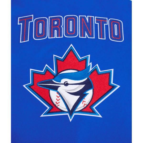 Pro Standard プロスタンダード MLB メンズ スタジャン ジャケット ブルージェイズ 岡本和真 TORONTO BLUE JAYS RETRO CLASSIC RIB WOOL VARSITY JACKETの画像