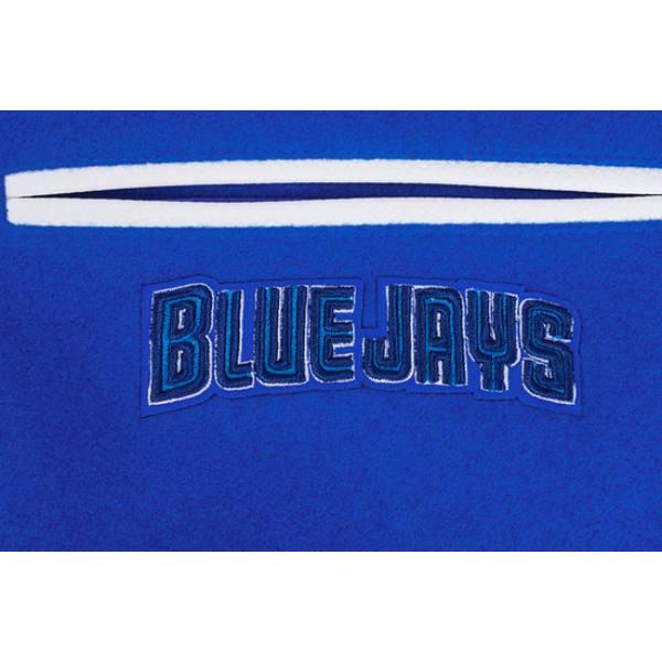 Pro Standard プロスタンダード MLB メンズ スタジャン ジャケット ブルージェイズ 岡本和真 TORONTO BLUE JAYS RETRO CLASSIC RIB WOOL VARSITY JACKETの画像