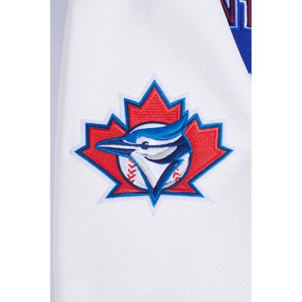 Pro Standard プロスタンダード MLB メンズ スタジャン ジャケット ブルージェイズ 岡本和真 TORONTO BLUE JAYS RETRO CLASSIC RIB WOOL VARSITY JACKETの画像