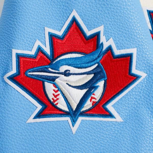 Pro Standard プロスタンダード MLB メンズ スタジャン ジャケット ブルージェイズ 岡本和真 TORONTO BLUE JAYS RETRO CLASSIC RIB WOOL VARSITY JACKETの画像