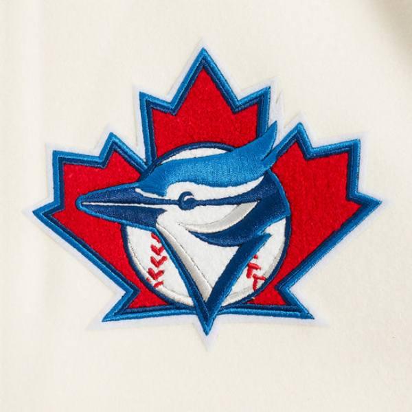 Pro Standard プロスタンダード MLB メンズ スタジャン ジャケット ブルージェイズ 岡本和真 TORONTO BLUE JAYS RETRO CLASSIC RIB WOOL VARSITY JACKETの画像