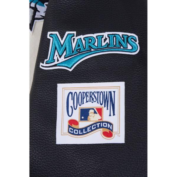 Pro Standard プロスタンダード MLB メンズ スタジャン ジャケット マーリンズ FLORIDA MARLINS RETRO CLASSIC RIB WOOL VARSITY JACKETの画像