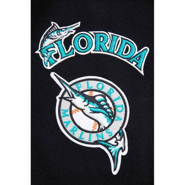 Pro Standard プロスタンダード MLB メンズ スタジャン ジャケット マーリンズ FLORIDA MARLINS RETRO CLASSIC RIB WOOL VARSITY JACKETの画像