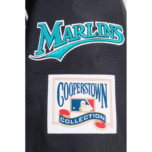 Pro Standard プロスタンダード MLB メンズ スタジャン ジャケット マーリンズ FLORIDA MARLINS RETRO CLASSIC RIB WOOL VARSITY JACKETの画像