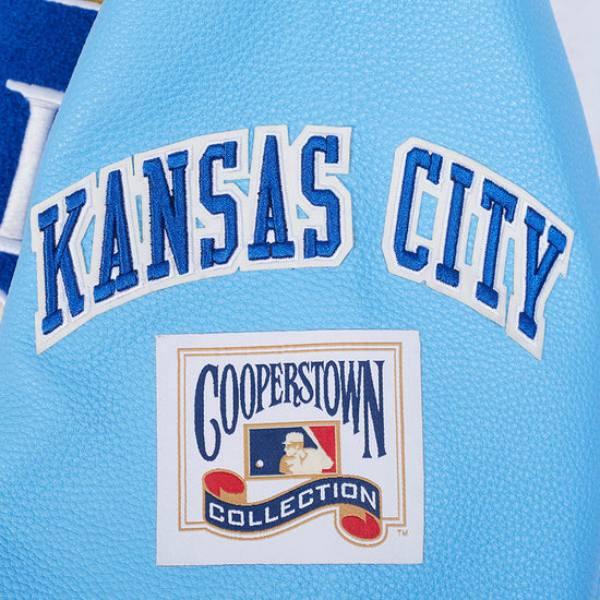 Pro Standard プロスタンダード MLB メンズ スタジャン ジャケット ロイヤルズ KANSAS CITY ROYALS RETRO CLASSIC RIB WOOL VARSITY JACKETの画像