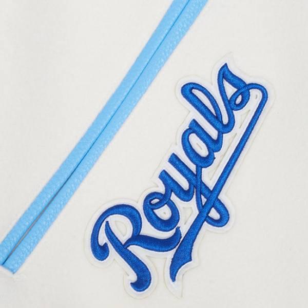Pro Standard プロスタンダード MLB メンズ スタジャン ジャケット ロイヤルズ KANSAS CITY ROYALS RETRO CLASSIC RIB WOOL VARSITY JACKETの画像