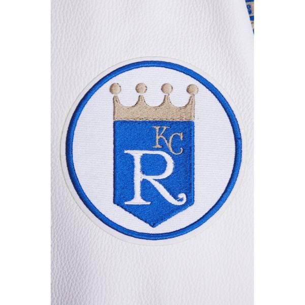 Pro Standard プロスタンダード MLB メンズ スタジャン ジャケット ロイヤルズ KANSAS CITY ROYALS RETRO CLASSIC RIB WOOL VARSITY JACKETの画像