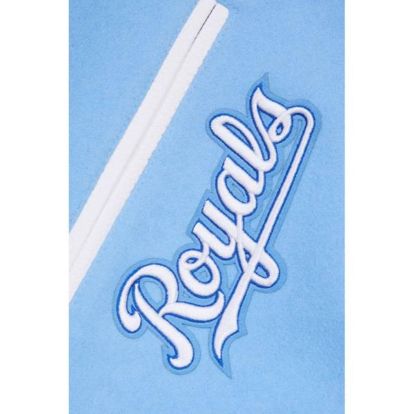 Pro Standard プロスタンダード MLB メンズ スタジャン ジャケット ロイヤルズ KANSAS CITY ROYALS RETRO CLASSIC RIB WOOL VARSITY JACKETの画像