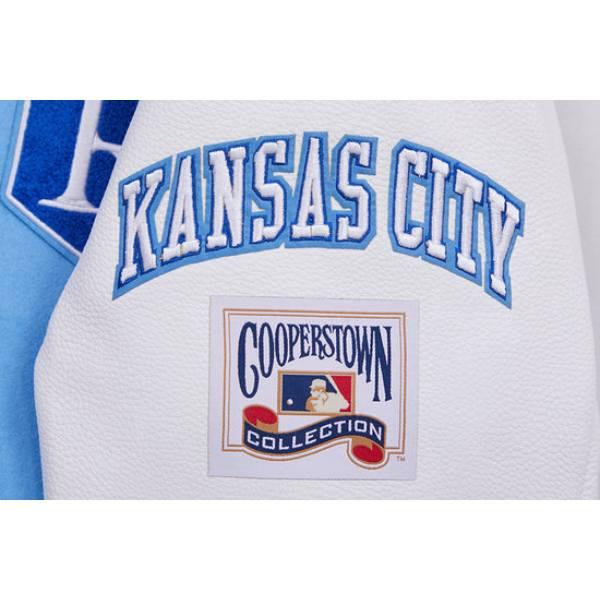 Pro Standard プロスタンダード MLB メンズ スタジャン ジャケット ロイヤルズ KANSAS CITY ROYALS RETRO CLASSIC RIB WOOL VARSITY JACKETの画像