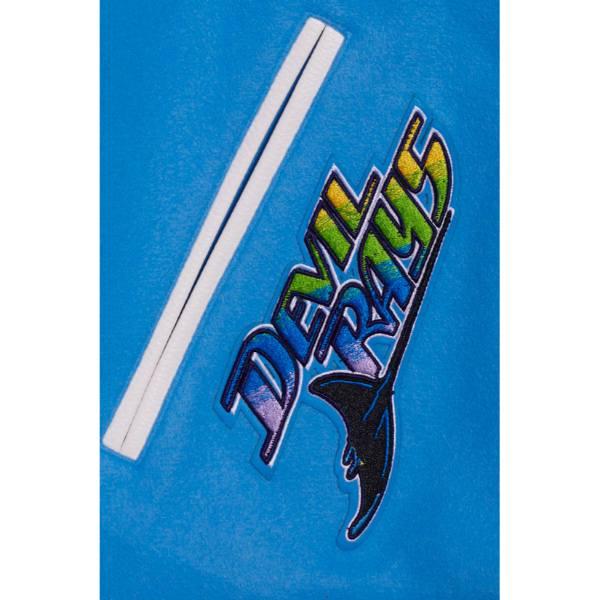 Pro Standard プロスタンダード MLB メンズ スタジャン ジャケット デビルレイズ TAMPA DEVIL RAYS RETRO CLASSIC RIB WOOL VARSITY JACKETの画像