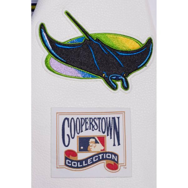 Pro Standard プロスタンダード MLB メンズ スタジャン ジャケット デビルレイズ TAMPA DEVIL RAYS RETRO CLASSIC RIB WOOL VARSITY JACKETの画像