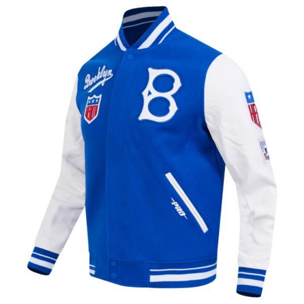 Pro Standard プロスタンダード MLB メンズ スタジャン ジャケット ドジャース 大谷翔平 山本由伸 BROOKLYN DODGERS RETRO CLASSIC RIB WOOL VARSITY JACKETの画像