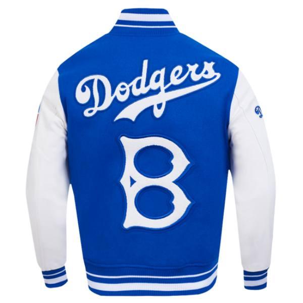 Pro Standard プロスタンダード MLB メンズ スタジャン ジャケット ドジャース 大谷翔平 山本由伸 BROOKLYN DODGERS RETRO CLASSIC RIB WOOL VARSITY JACKETの画像