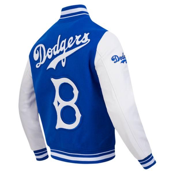 Pro Standard プロスタンダード MLB メンズ スタジャン ジャケット ドジャース 大谷翔平 山本由伸 BROOKLYN DODGERS RETRO CLASSIC RIB WOOL VARSITY JACKETの画像