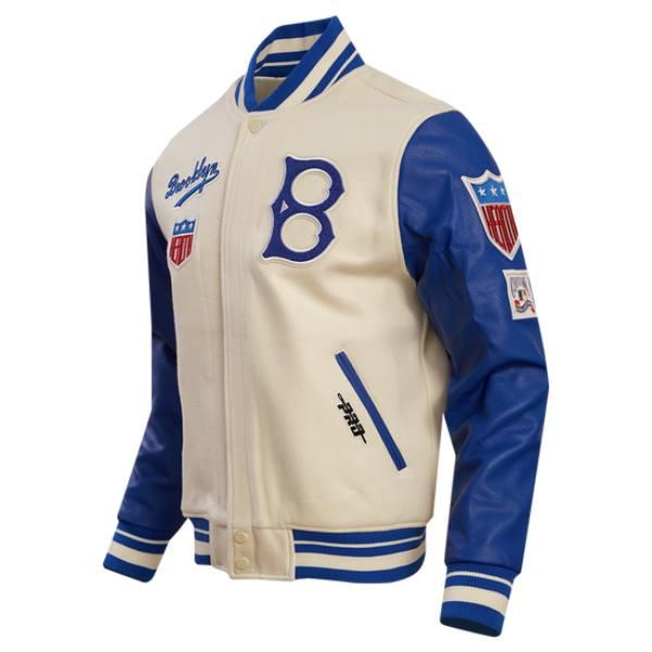Pro Standard プロスタンダード MLB メンズ スタジャン ジャケット ドジャース 大谷翔平 山本由伸 BROOKLYN DODGERS RETRO CLASSIC RIB WOOL VARSITY JACKETの画像