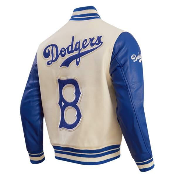 Pro Standard プロスタンダード MLB メンズ スタジャン ジャケット ドジャース 大谷翔平 山本由伸 BROOKLYN DODGERS RETRO CLASSIC RIB WOOL VARSITY JACKETの画像