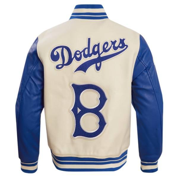 Pro Standard プロスタンダード MLB メンズ スタジャン ジャケット ドジャース 大谷翔平 山本由伸 BROOKLYN DODGERS RETRO CLASSIC RIB WOOL VARSITY JACKETの画像