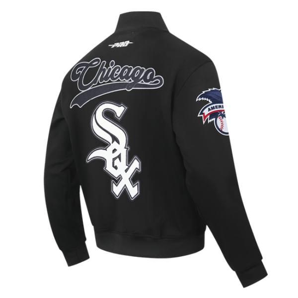 Pro Standard プロスタンダード MLB メンズ ジップアップジャケット ホワイトソックス 村上宗隆 CHICAGO WHITE SOX LIVING LARGE TWILL JACKETの画像