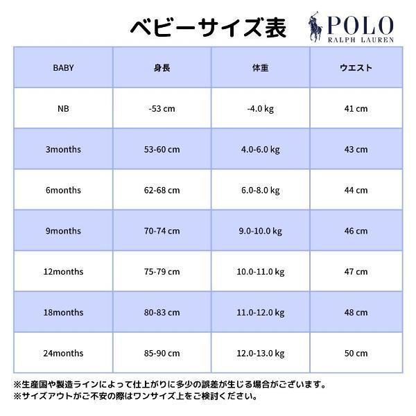 POLO RALPH LAUREN ラルフローレン ロンパース 男の子用刺繍ポニーロゴ 