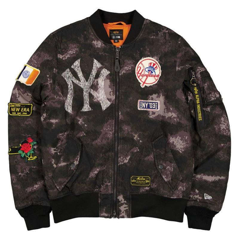MLB公式 メンズ アウター ジャケット MA-1 スタジャン ボンバージャケット ジャンパー ニューヨーク・ヤンキース ジャッジ New York Yankeesの画像