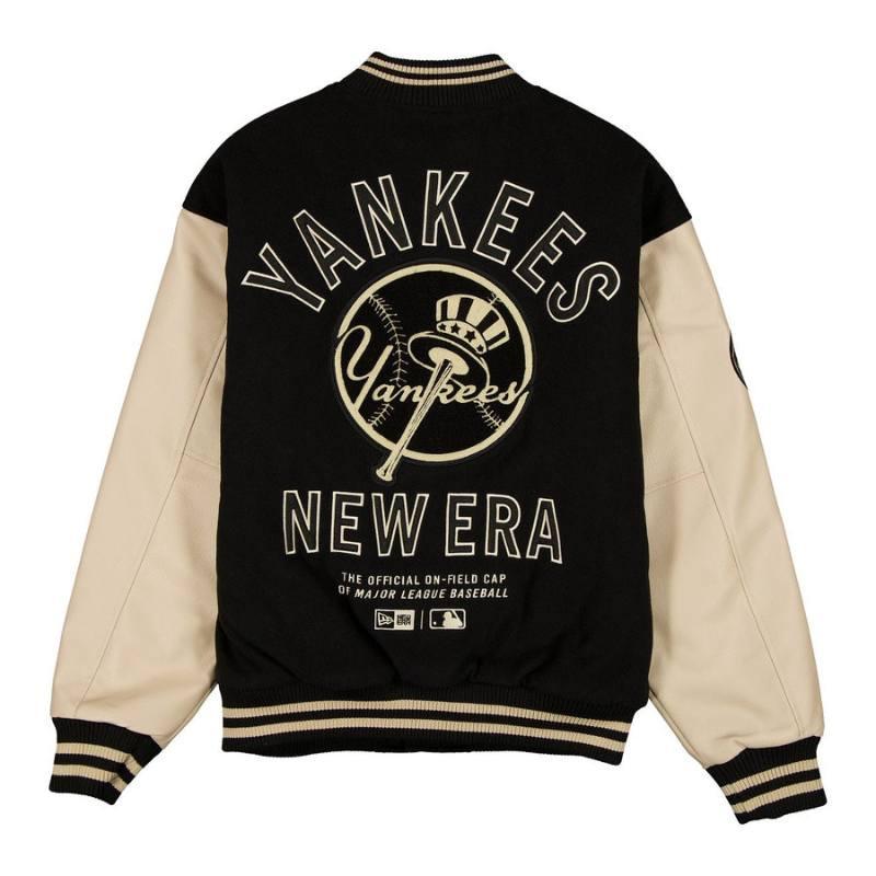 New Era MLB公式 メンズ アウター バーシティジャケット スタジャン ジャンパー ニューエラ ヤンキース ジャッジの画像