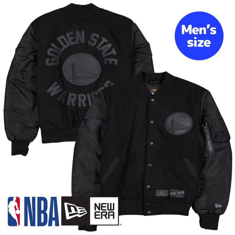 ニューエラ NBA スタジャン ブラック NEW ERA（ニューエラ） x アルファ ウォリアーズ ステフィン・カリー