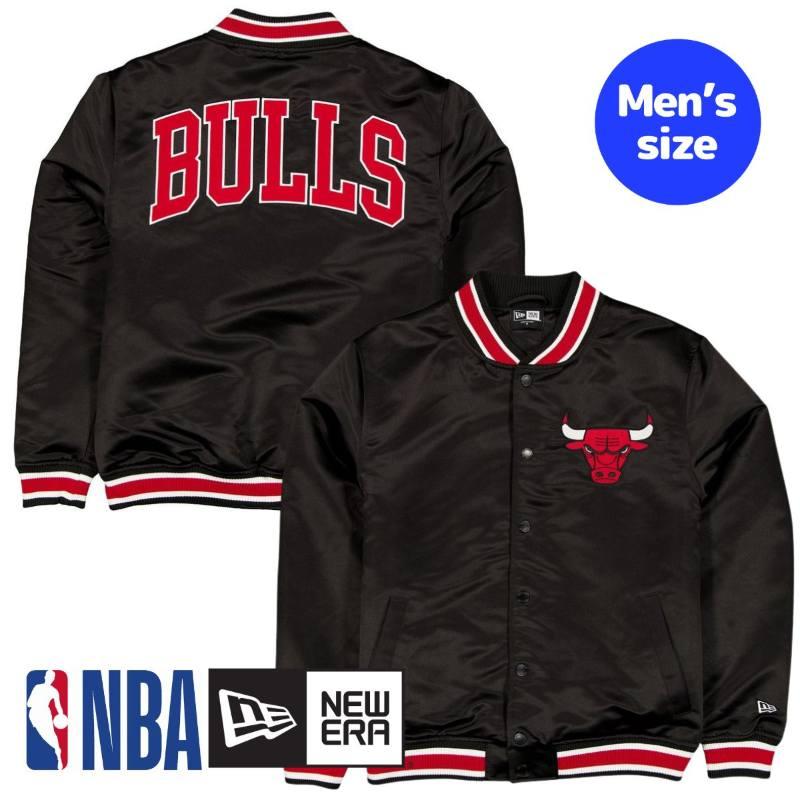 ニューエラ NBA スタジャン ブラック NEW ERA（ニューエラ） ブルズ NBA公式 メンズ アウター バーシティ